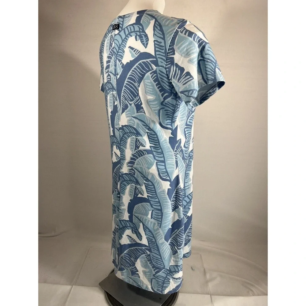 Sail‎ To Sable Womens Small Dress Blue White Preppy Coastal Summer